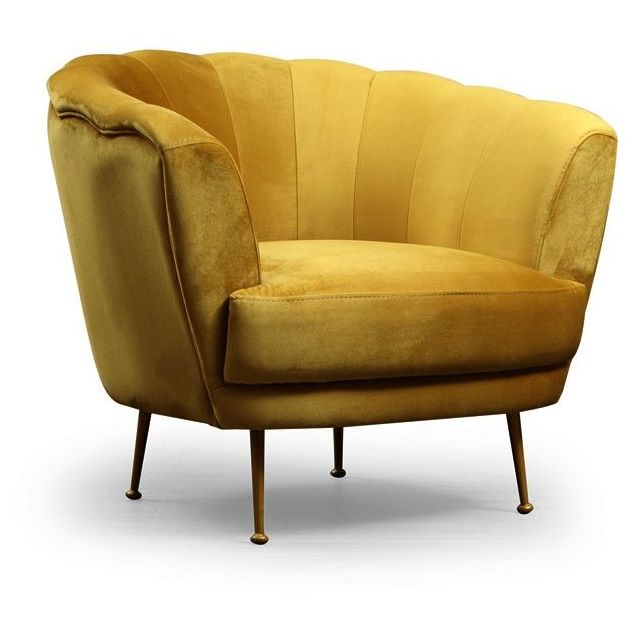 Nojatuoli Linento Furniture Daisy Armchair keltainen