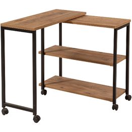 Sivupöytä Linento Furniture Melin Atlantic Pine/musta