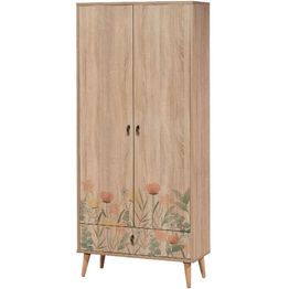Vaatekaappi Linento Furniture City Tulip, 80cm