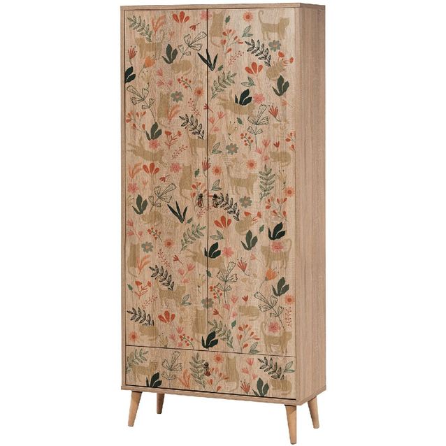 Vaatekaappi Linento Furniture City Cat 80cm