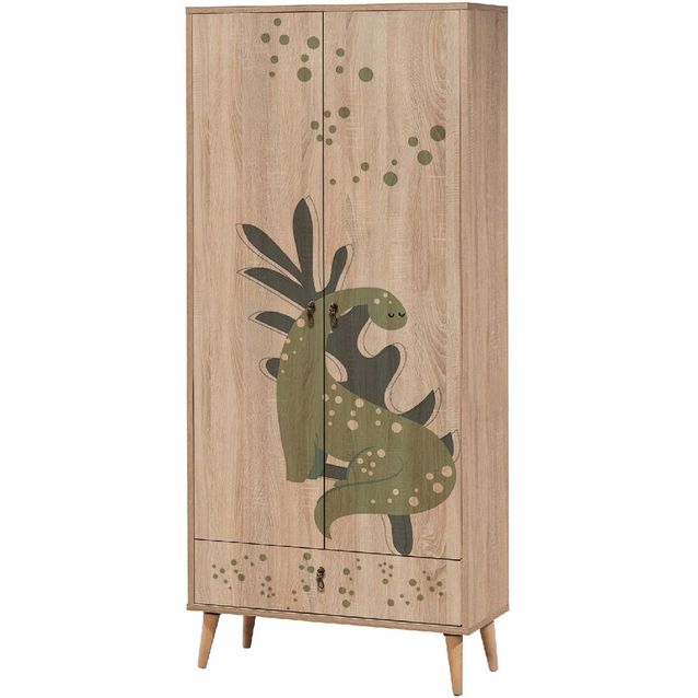 Vaatekaappi Linento Furniture City Dino 80cm