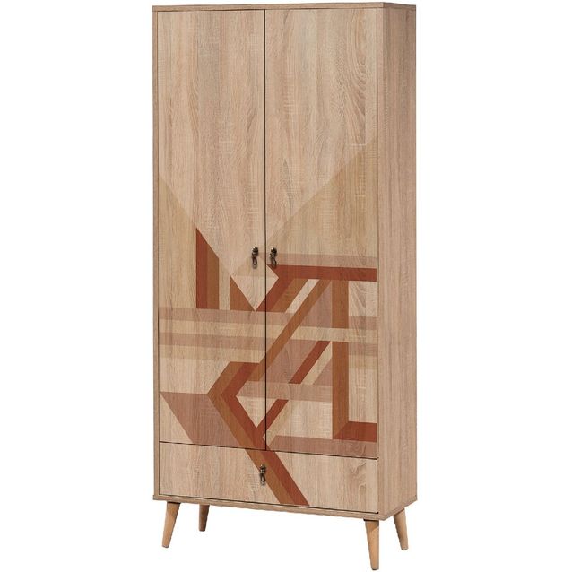 Vaatekaappi Linento Furniture City Flow 80cm