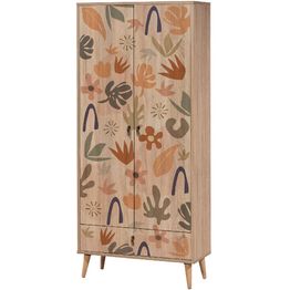 Vaatekaappi Linento Furniture City Leaf, 80cm