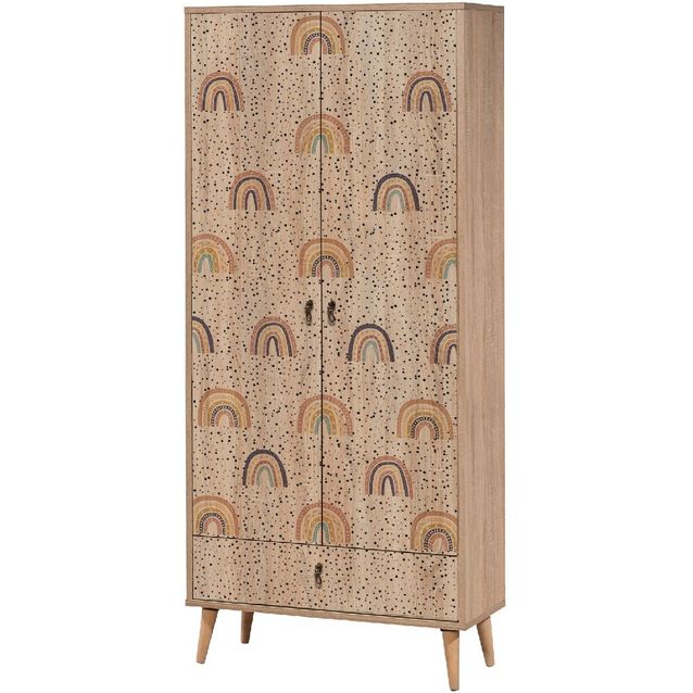 Vaatekaappi Linento Furniture City Rainbow 80cm