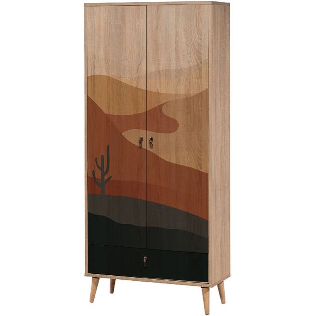 Vaatekaappi Linento Furniture City Desert 80cm
