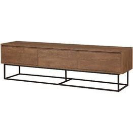 TV-taso Linento Furniture Milo 180 pähkinä/musta