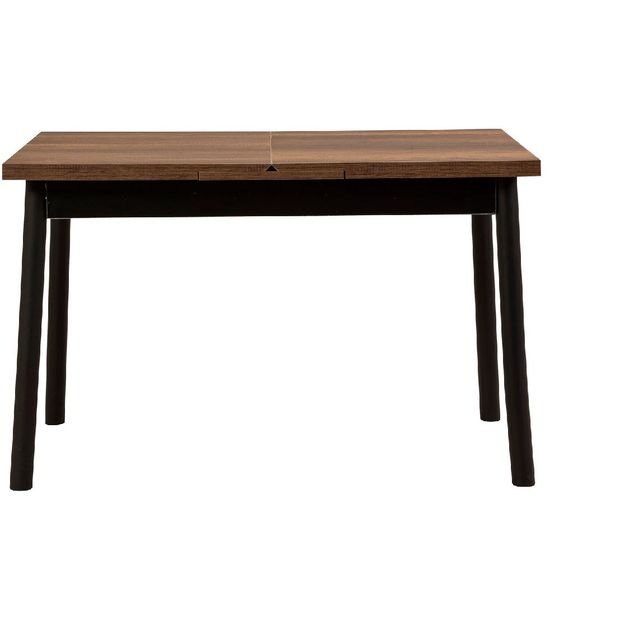 Ruokapöytä Linento Furniture Oliver Open Barok musta