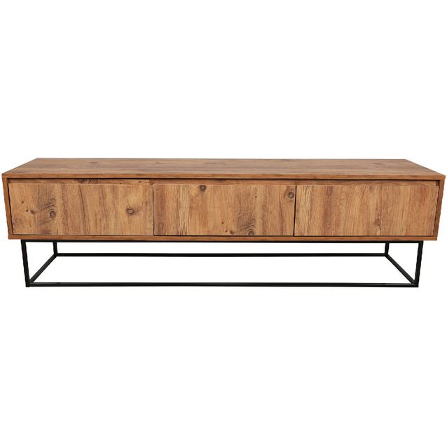 TV-taso Linento Furniture Lupin 180 pähkinä/musta