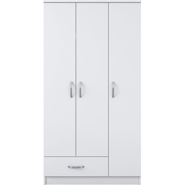 Vaatekaappi Linento Furniture BA102 1867 90cm, valkoinen