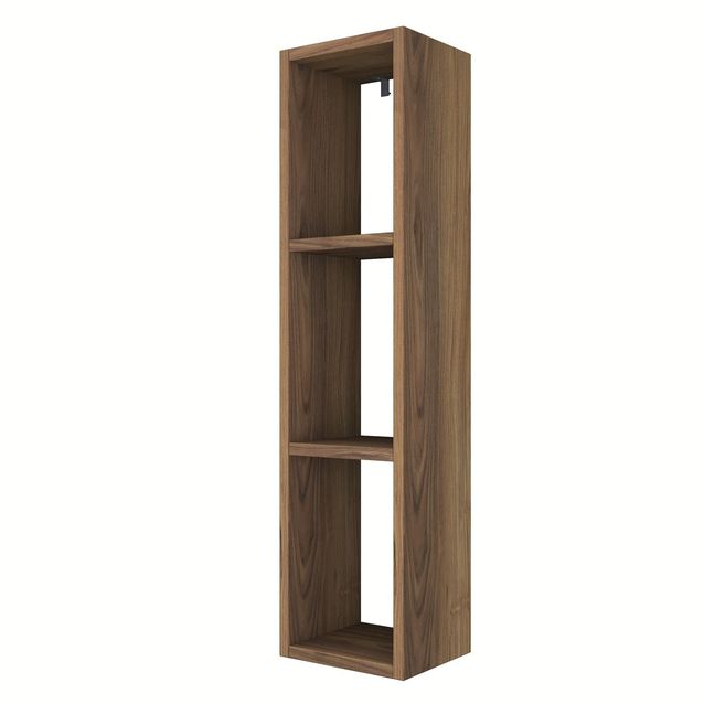 Seinähyllykkö Linento Furniture E3-224, 22.1x90cm, tummanruskea