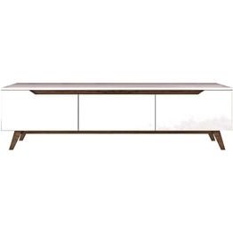 TV-taso Linento Furniture D1 794 valkoinen/pähkinä