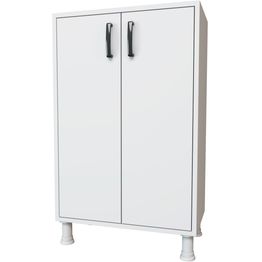 Kaappi Linento Furniture M8-1125, korkeus 101.4cm, leveys 62.6cm, valkoinen