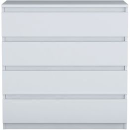 Lipasto Linento Furniture BE102-2431, leveys 80cm, valkoinen