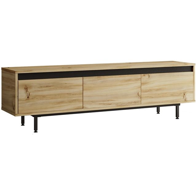 TV-taso Linento Furniture LV1 puukuosi ruskea