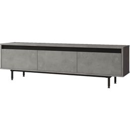 TV-taso Linento Furniture LV1 kivikuosi hopeanharmaa