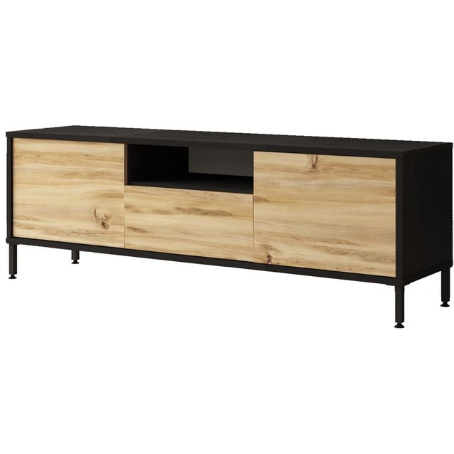 TV-taso Linento Furniture LV2 puukuosi ruskea
