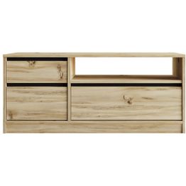 TV-taso Linento Furniture LV7 ruskea/musta