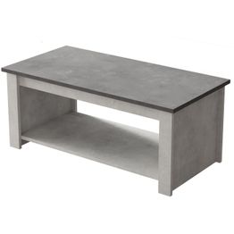 Sohvapöytä Linento Furniture LV14 kivikuosi hopea/harmaa