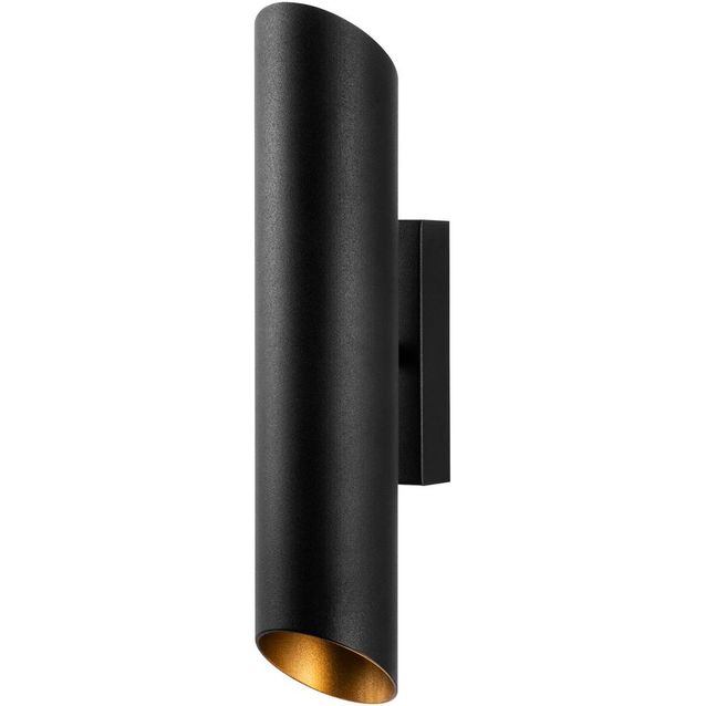 Seinävalaisin Linento Lighting Cut, 40cm, musta/kulta