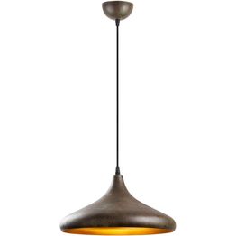 Riippuvalaisin Linento Lighting Barek, Ø35cm, säädettävä korkeus, patina