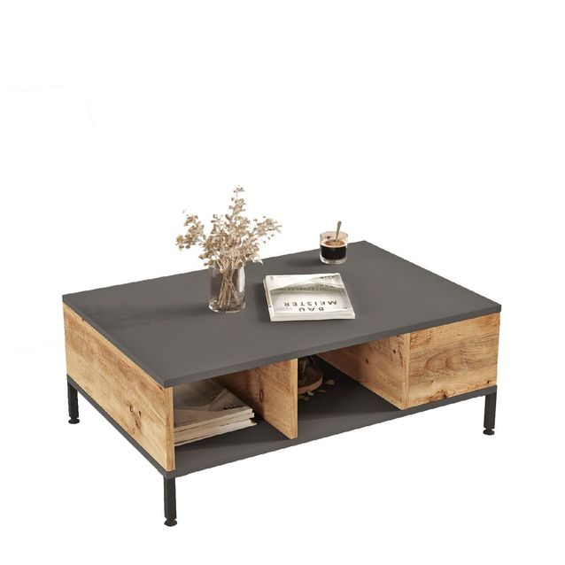 Sohvapöytä Linento Furniture RL2-AA Atlantic Pine/antrasiitti