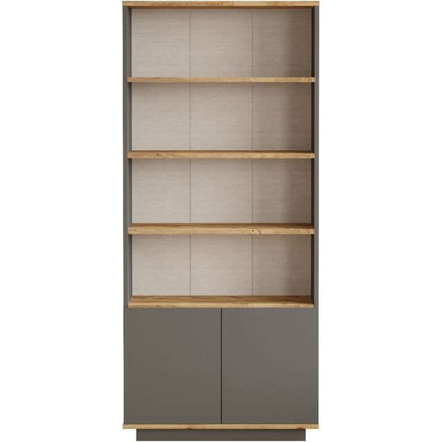 Kirjahylly Linento Furniture FR16-AA mänty/antrasiitti