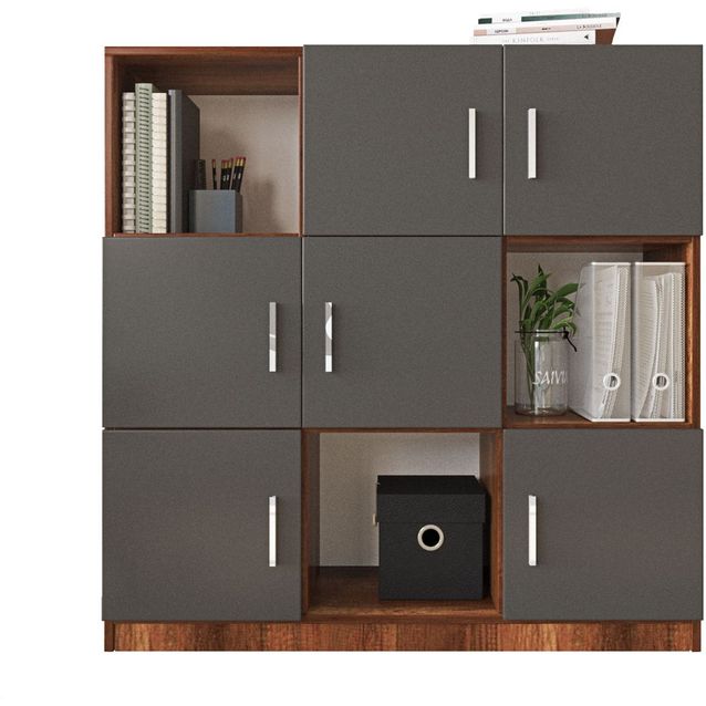 Kaapisto Linento Furniture VO7 tummanruskea/harmaa