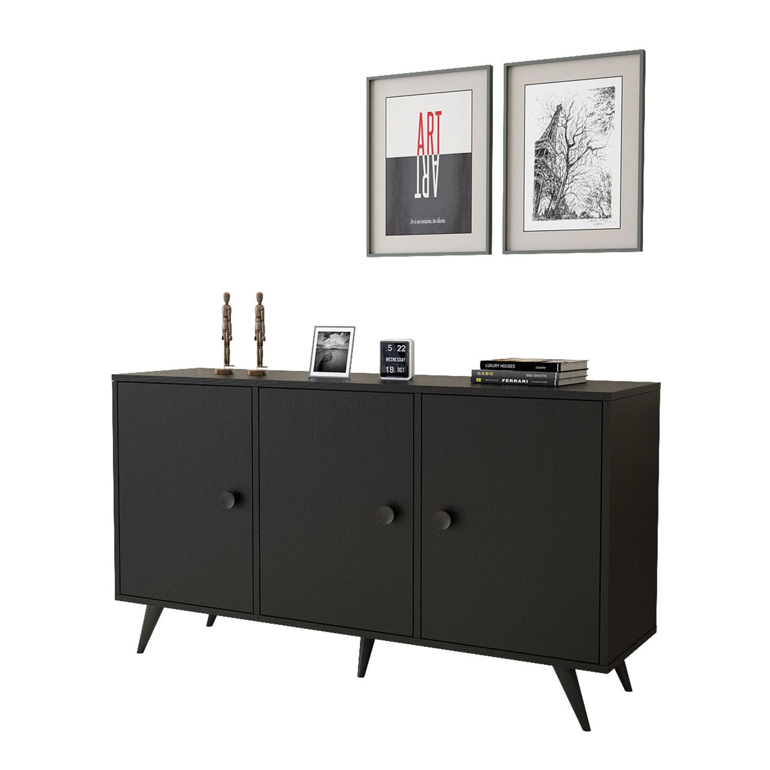 Senkki Linento Furniture VL12 musta