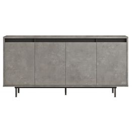 Senkki Linento Furniture LV30-RL harmaa/musta