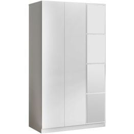 Vaatekaappi Linento Furniture HM1 valkoinen 103,8cm