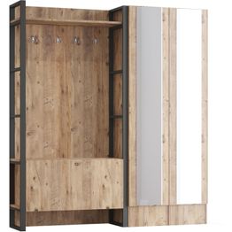 Säilytyskokonaisuus Linento Furniture ML17 ruskea