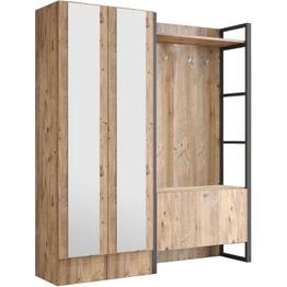 Säilytyskokonaisuus Linento Furniture ML18 ruskea