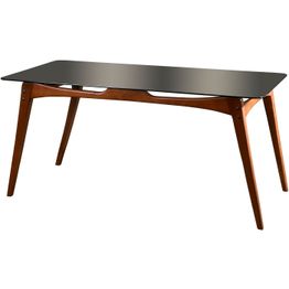 Ruokapöytä Linento Furniture Touch lasi ruskea