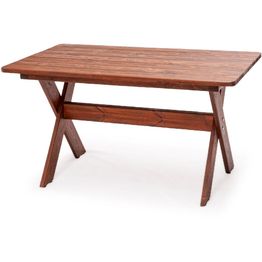 Puutarhapöytä Linento Garden Milan, 120x69x65cm, pähkinä