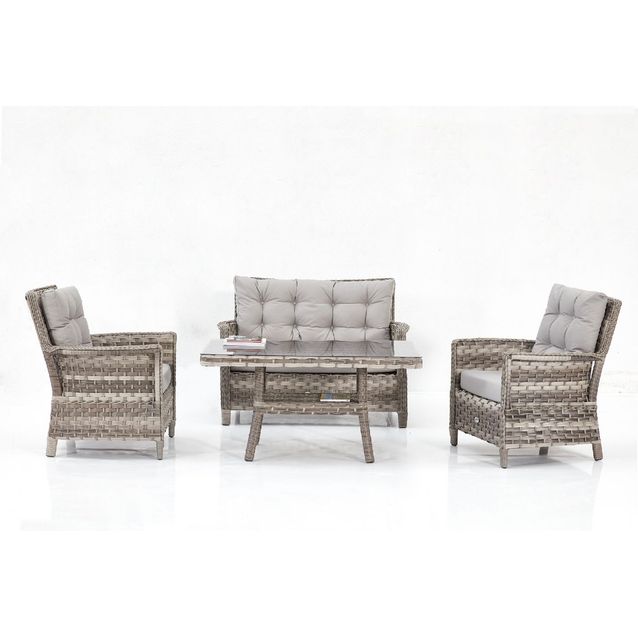 Garden Lounge Set Linento Garden Manila 708 Grey Grey