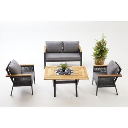 Sohvaryhmä Linento Garden Capella, harmaa