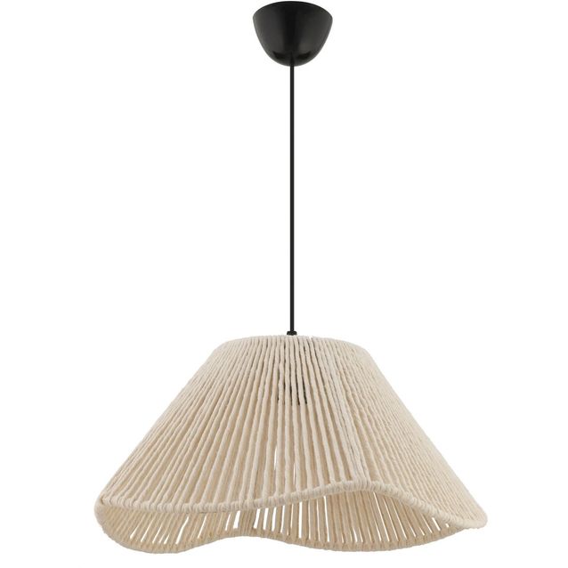 Riippuvalaisin Linento Lighting Sukne luonnonvalkoinen/musta