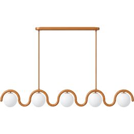 Riippuvalaisin Linento Lighting Gedik-20444, 5-osainen, E27