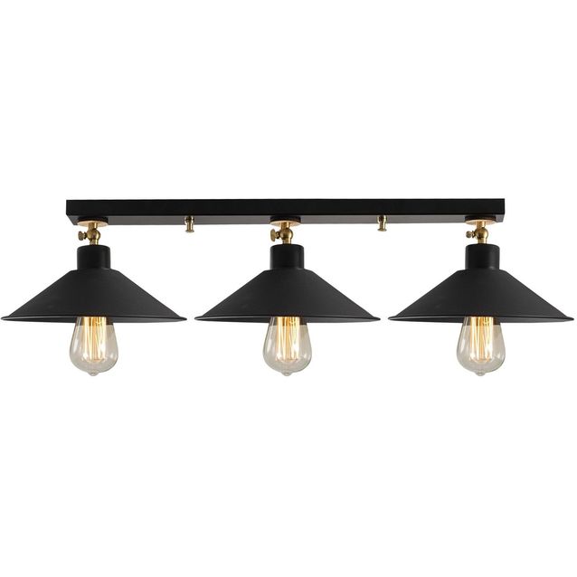 Kattovalaisin Linento Lighting Arcilla 3-osainen musta