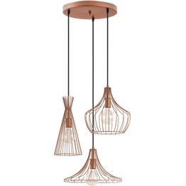 Kattovalaisin Linento Lighting Mezopotamya Ø55 cm 3-osainen kupari
