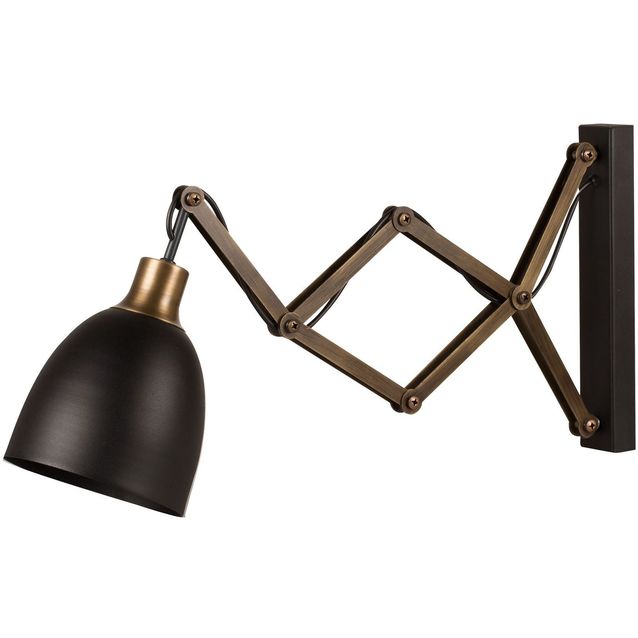 Seinävalaisin Linento Lighting Moore musta/pronssi