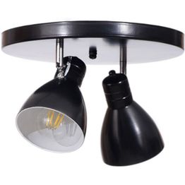 Kattospotti Linento Lighting Otis 2-osainen musta