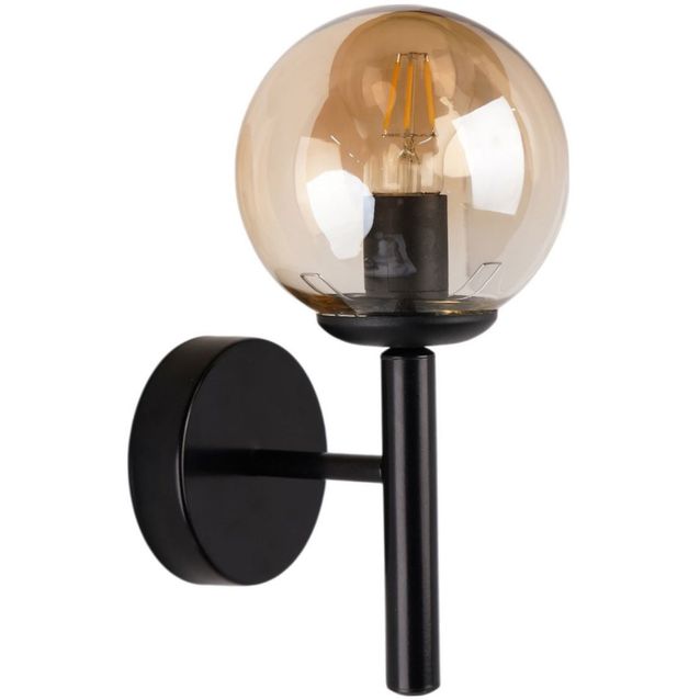 Seinävalaisin Linento Lighting Luke hunaja/musta