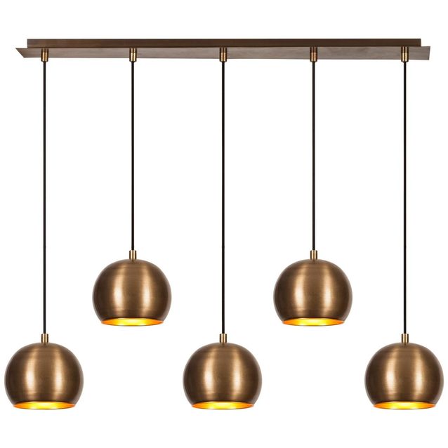 Kattovalaisin Linento Lighting Sivani 5-osainen pronssi