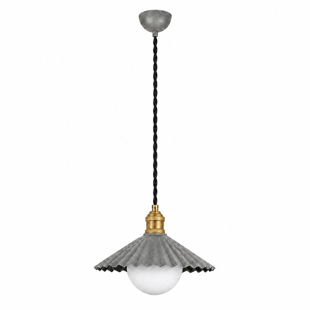 Riippuvalaisin Linento Lighting Plise - 15-20930, E27, harmaa