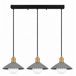 Riippuvalaisin Linento Lighting Plise, 3-osainen, E27