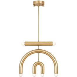 Riippuvalaisin Linento Lighting Vento 20912-A, 6-osainen, E14, kulta