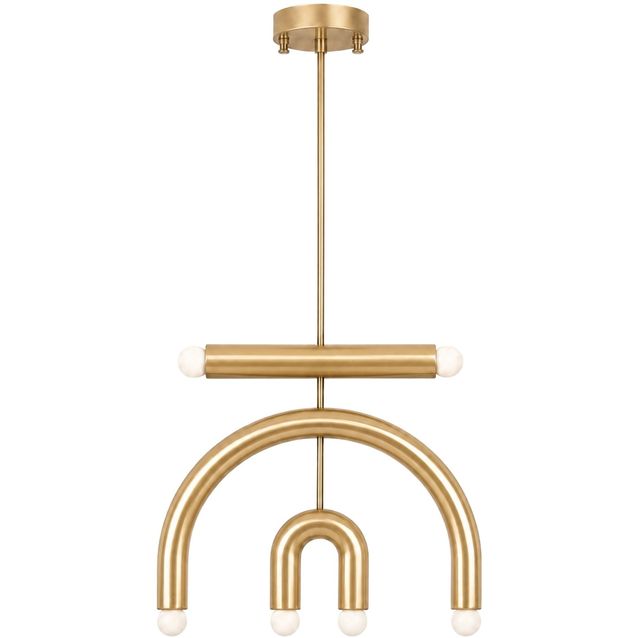 Riippuvalaisin Linento Lighting Vento - 20912-A, 6-osainen, E14, kulta