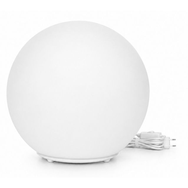 Pöytävalaisin Linento Lighting Glob - 25-20536, E27, valkoinen