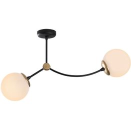 Kattovalaisin Linento Lighting Kromozom 72 cm 2-osainen musta